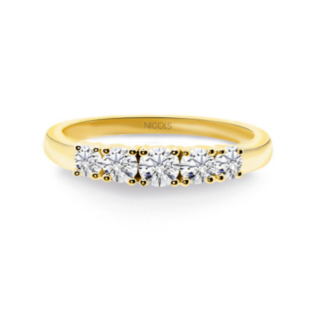 Diamond Ring ELOISE 0.55 Yellow Gold