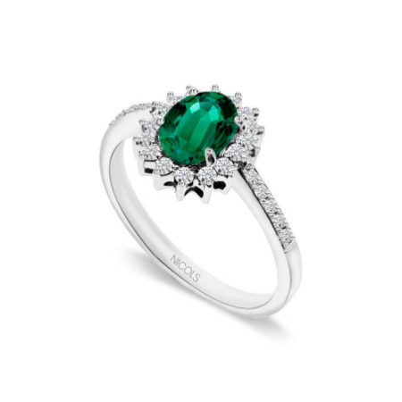 Emerald ring Orla LIA 0.95