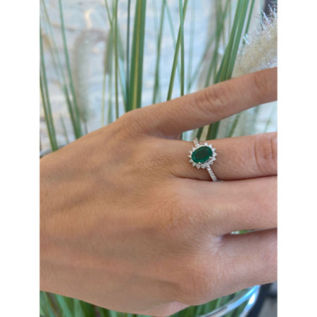 Emerald ring Orla LIA 0.95
