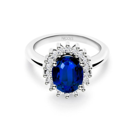 Dahlia Sapphire Ring 1.50ct