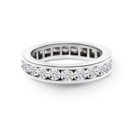 Chloe Eternity Diamond Ring 1.80 Platinum