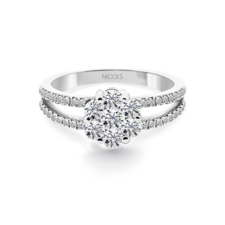 CAMELIA DOUBLE Diamond Ring