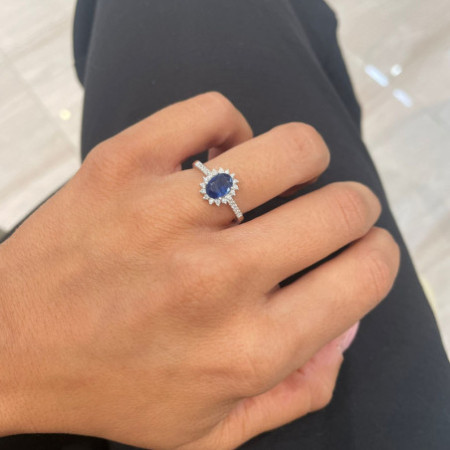 Sapphire ring Orla LIA 0.95
