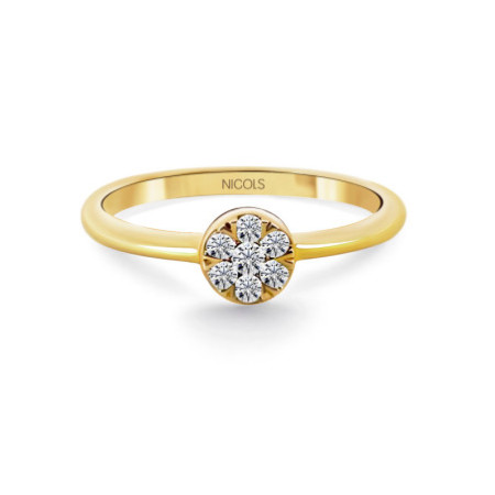Diamond Passion Ring 0.15 Yellow Gold