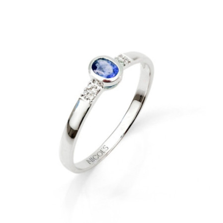 Anniversary Sapphire Ring DIAMOND COLOR