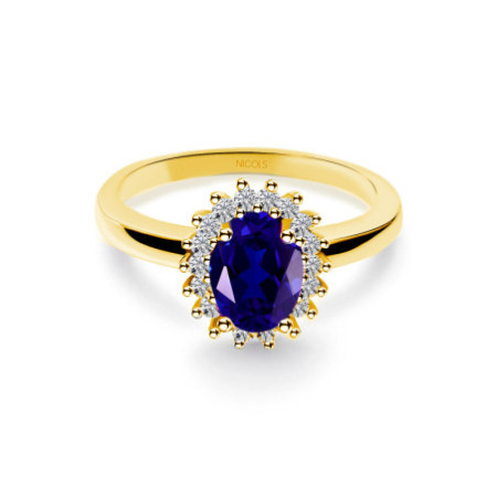 Dalia Sapphire Engagement Ring 1.00