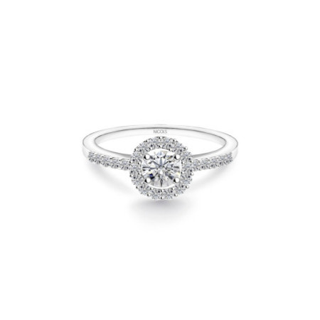 Carnation Diamond Solitaire Ring 0.30
