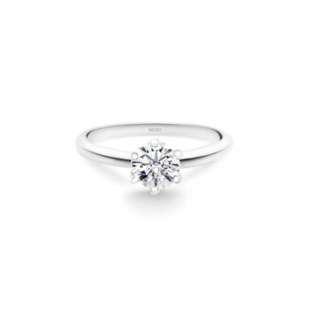 Charlotte White Gold (18kt) Engagement Ring with 0.70ct Diamond