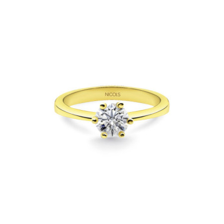 Geraldine Engagement Ring 1 Carat Yellow Gold