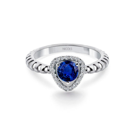 Sapphire ring TRIANGLE