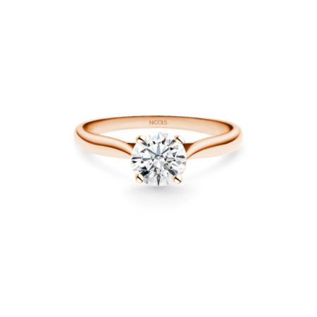 Engagement Ring 0.75 Ct Nicole Rose Gold