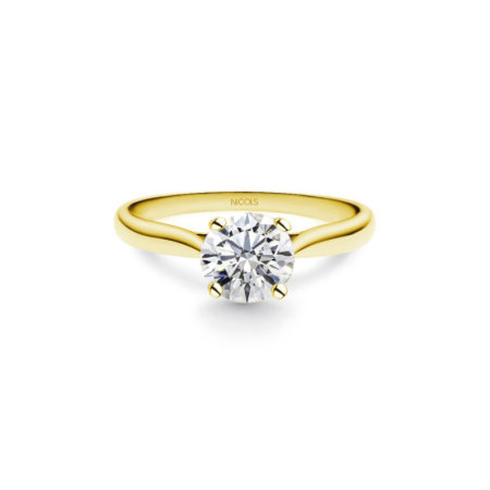 Diamond Ring 1 Ct Nicole Yellow Gold