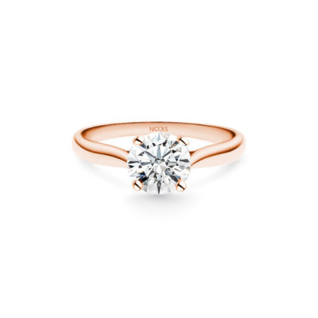 Diamond Ring 1.5 Ct Nicole Rose Gold