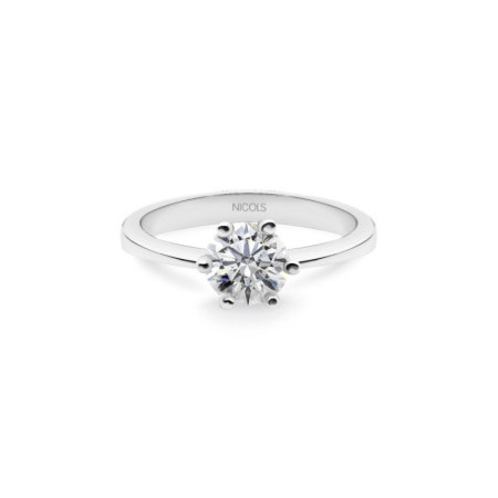 Geraldine Diamond Ring 1.5 Carat Platinum