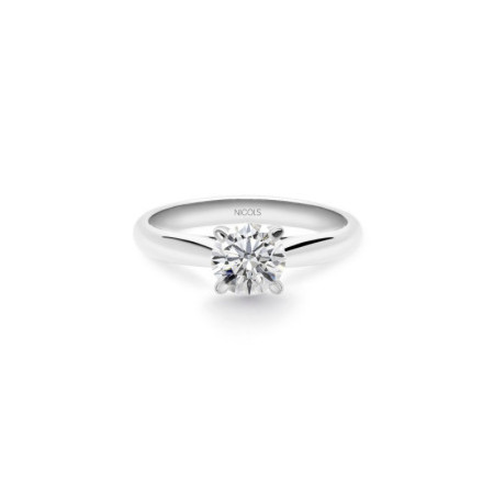 Solitaire Ring 0.75 Carats Nancy Diamond White Gold