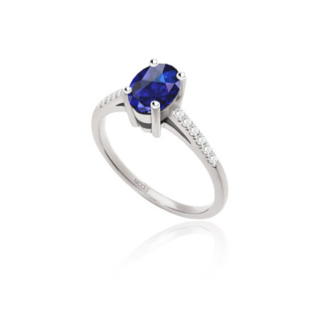 Blue Sapphire Engagement Ring Lola 1.30ct