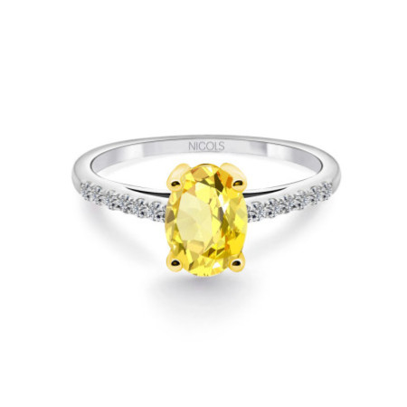 Yellow Sapphire Engagement Ring Lola 1.30ct