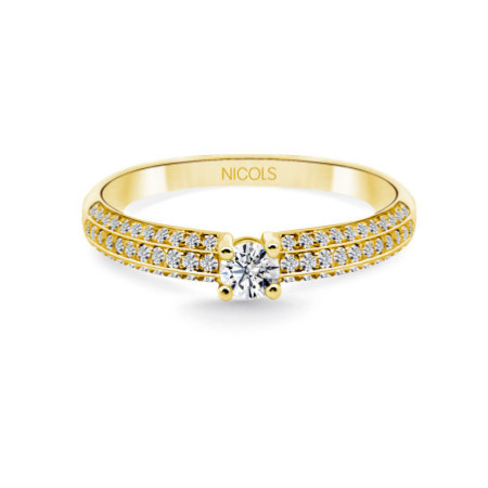 Grace Diamond Ring Yellow Gold