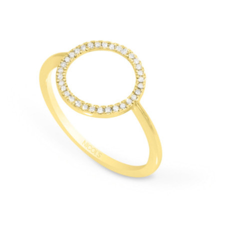 Gold ring CIRCLE MINI DETAILS