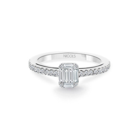 MINERVA Diamond Ring 0.45 White Gold