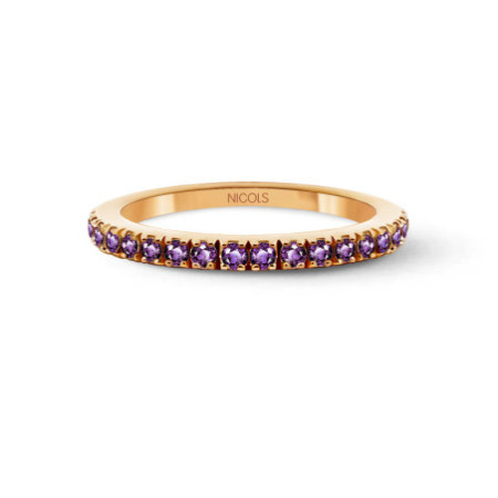 Amethyst Stackable Ring DAFNE BAND