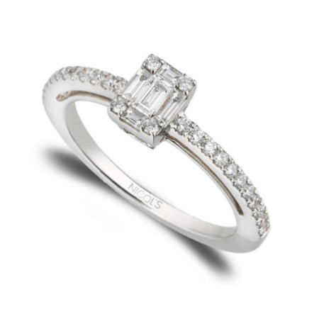 MINERVA Diamond Ring 0.51 White Gold