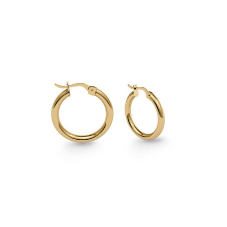 BASIC Creole Hoop Earrings GOLD