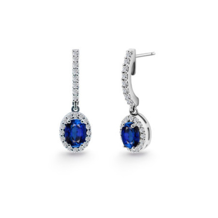 Orla Dalia Sunset Sapphire Earrings 1.20