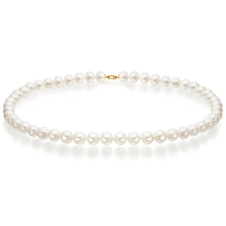 Collar Perlas 8-8.5mm Cultivadas Naturales