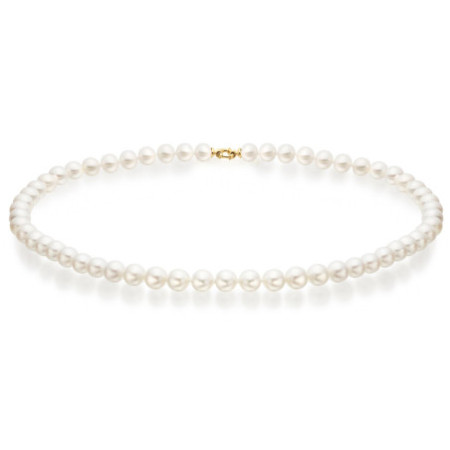 Collar Perlas 7-7.5mm Cultivadas Naturales