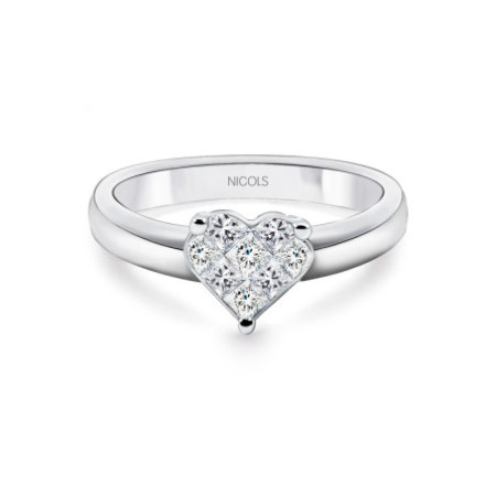 Heart Love Diamond Ring 0.40