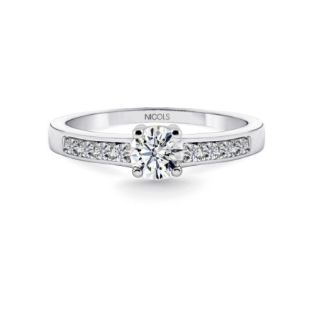 Diamond Ring Amelie 0.50 Ct Half Carat Solitaire