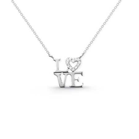 Collar Diamantes Love Mini Details
