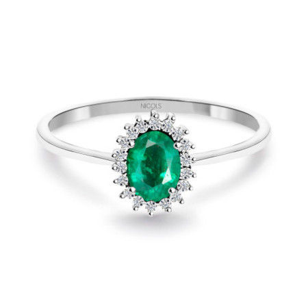 Emerald Diamond Ring CANDY