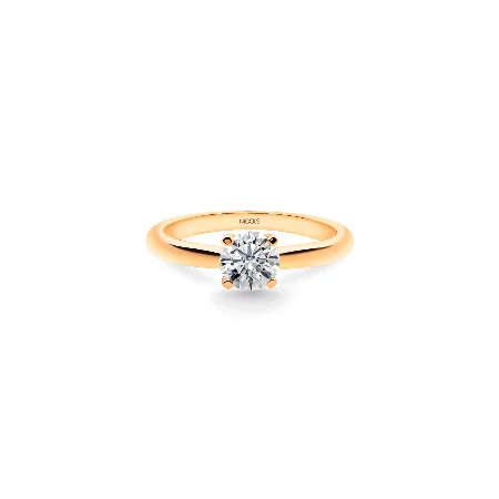 ELLE Rose Gold (18kt) Engagement Ring with Diamond 0.60ct
