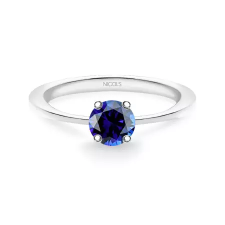 Isabella Sapphire Solitaire Ring 0.50ct