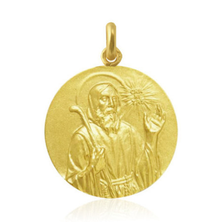 San Francisco de Paula Medal 18 kt Gold.