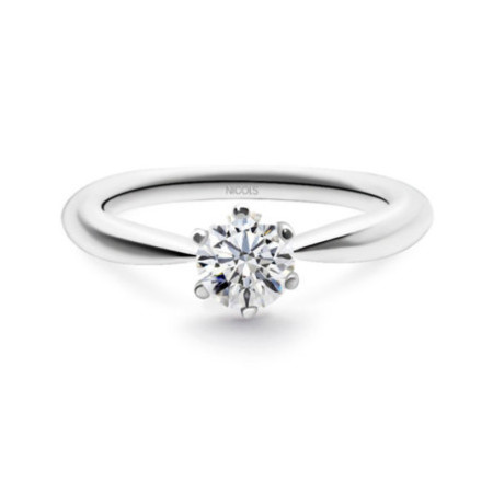 ALEXIA Engagement Ring White Gold (18kt) with Diamond 0.70ct