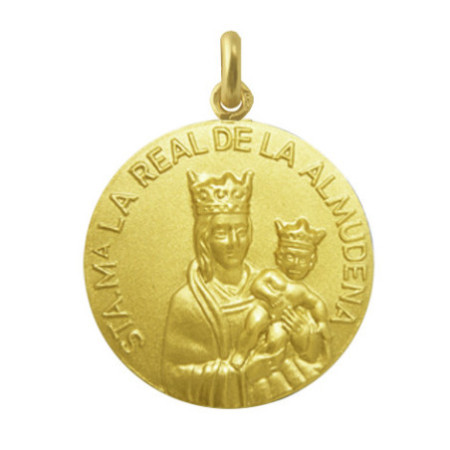 Virgin of Almudena Medal 18Kt.