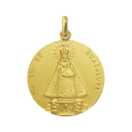 Virgin of Guadalupe Extremadura Medal 18Kt.