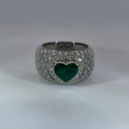 Diamond Ring 0.45 Emerald Cut Camille Engagement