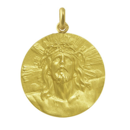 Medalla Cristo de Limpias Oro 18kt