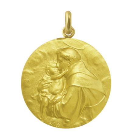 Saint Anthony of Padua Medal 18kt Gold