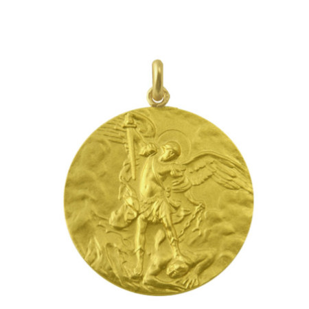 Saint Michael Medal 18kt Gold
