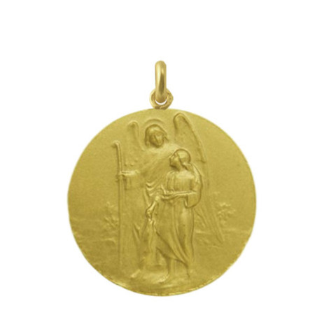Saint Raphael Medal 18kt Gold